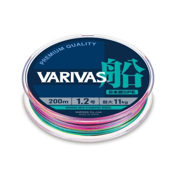 FIR TEXTIL VARIVAS FUNE PE X8 300m 0.405mm 38kg Multicolor High Visibility - Img 2