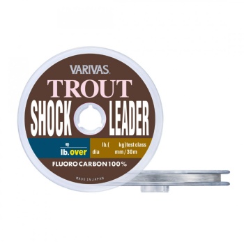 FIR VARIVAS TROUT SHOCKLEADER FLUOROCARBON 30M 0.205MM 6LB