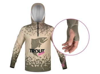 HANORAC CU GLUGA DELPHIN UV ARMOR 50+ TROUT XL - Img 3