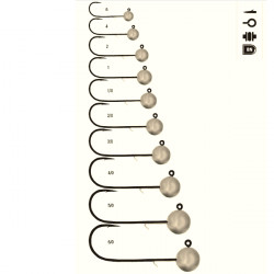 JIG LESTAT MUSTAD CARLIG NR.1/0 5G 25BUC/PL