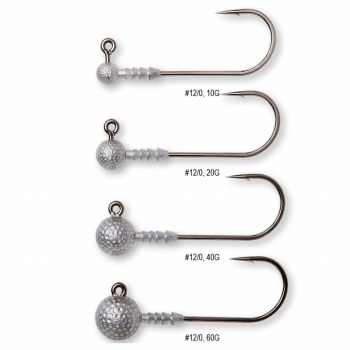 JIG MADCAT GOLF BALL NO.12/0 20GR JIGHEAD NATURAL BULK - Img 2