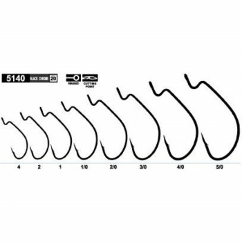 JIG OWNER 5140 NO.4/0 J HOOK