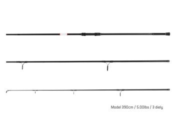 LANSETA CRAP DELPHIN BOMBER / 3 TRONSOANE 390CM/5.00LBS - Img 4