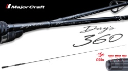 LANSETA MAJOR CRAFT DAY'S 360 FAST 1.95M 3.5-10.5G 1BUC