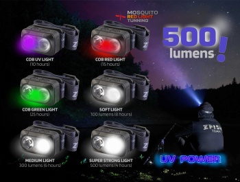 LANTERNA FRONTALA ZFISH ZEONIX UV 500LM - Img 3
