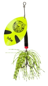 LINGURA LINGURITA ROTATIVA MADCAT BIG BLADE SPINNER FLUO YELLOW 55GR