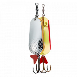 LINGURITA OSCILANTA DAM EFFZETT TWIN 8CM / 45G SILVER / GOLD