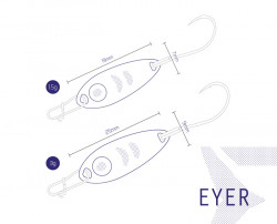 LINGURITA OSCILANTA DELPHIN EYER 5G ZEBRA HOOK #2