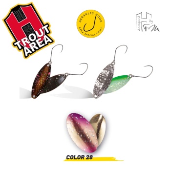 LINGURITA OSCILANTA HERAKLES HIVE 2.4gr Culoare 28 Golden Trout