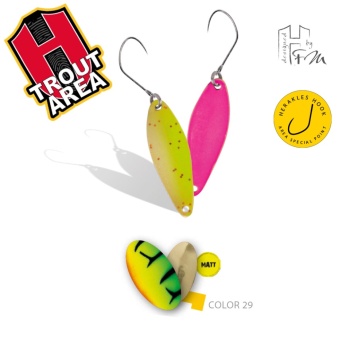 LINGURITA OSCILANTA HERAKLES RACE 1.5gr Culoare 29 Matt Firetiger/Gold
