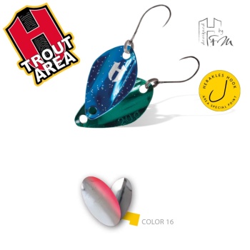 LINGURITA OSCILANTA HERAKLES RUCK SPOON 2.0gr Culoare 16 Silver/Red