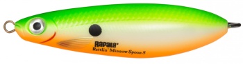 LINGURITA OSCILANTA RAPALA RATTLIN MINNOW SPOON RMSR08 BG 8CM 16G 08 GSU