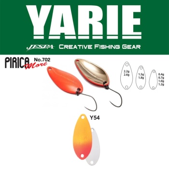 LINGURITA OSCILANTA YARIE JESPA 702 PIRICA MORE 1.8GR CULOARE Y54 ORANGE/RED
