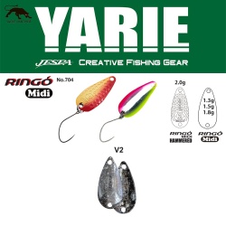 LINGURITA OSCILANTA YARIE JESPA 704 RINGO MIDI 1.8GR CULOARE V2 NAIVE SILVER