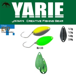 LINGURITA OSCILANTA YARIE JESPA 710T T-FRESH EVO 1.1GR CULOARE BJ-33 TEPPAN GREEN