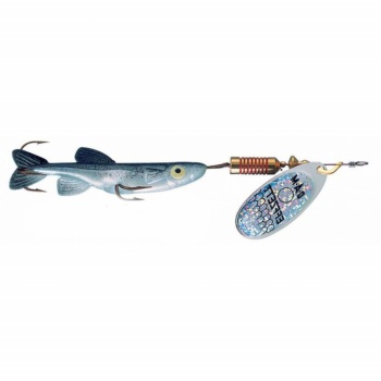 LINGURITA ROTATIVA 13GR DAM EFFZETT MINNOW SILVER BLACK