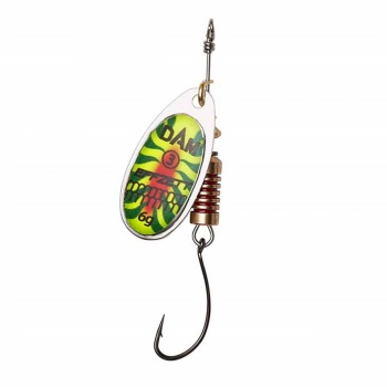 LINGURITA ROTATIVA 4GR DAM EFFZETT SPINNER WITH SINGLE HOOK FIRE TIGER - Img 2
