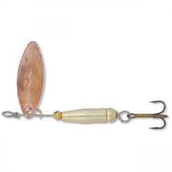LINGURITA ROTATIVA 6.5G ZEBCO WATERWINGS RIVER SPINNER SILVER
