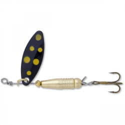 LINGURITA ROTATIVA 8.0G ZEBCO WATERWINGS RIVER SPINNER BLACK