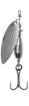 LINGURITA ROTATIVA DAM FAST WATER SPINNER NR.4 14G SINKING SILVER