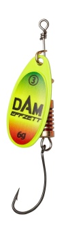 LINGURITA ROTATIVA DAM SINGLEHOOK SPINNER NR.2 4G SINKING TRIO
