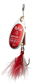 LINGURITA ROTATIVA DAM STANDARD DRESSED SPINNER NR.6 20G S RF RED