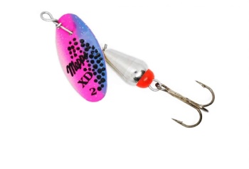 LINGURITA ROTATIVA MEPPS TRI FLUO 2.5G ARGINT / RAINBO - Img 2