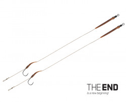 MONTURA DELPHIN THE END BOILIE RIG / 2BUC 20CM/25LBS/#6