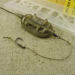MONTURA FEEDER ORANGE NR.4 40GR METHOD SPIDER FLAT