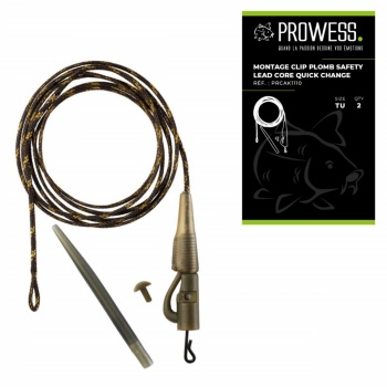 MONTURA PROWESS CLIP PLUMB SAFETY LEADCORE AGRAFA QUICK CHANGE 2 BUC - Img 2