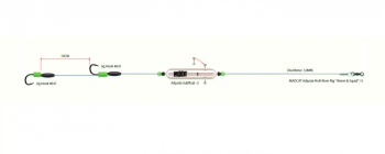 MONTURA SOMN MADCAT ADJUSTA P RIVER WORM&SQUID 100MM / 2X6 / 0 / 180CM / 20G - Img 2