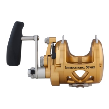 MULTIPLICATOR PENN INTERNATIONAL VISX 50 LEVER DRAG GOLD 3.5:1 / 1.3:1 RIGHT - Img 6