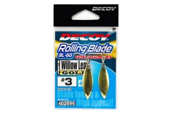 PALETA CU VARTEJ DECOY BL-6G WILLOW LEAF GOLD 3.5 2BUC/PLIC