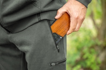 PANTALONI SCURTI AVID CARP BEARING GREEN - S - Img 7