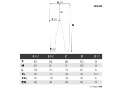 PANTALONI TERMO DELPHIN TUNDRA BLACX M