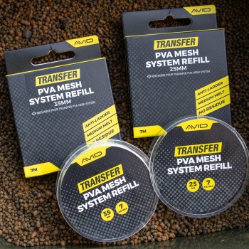 PLASA PVA DE REZERVA AVID CARP PLASA PVA DE REZERVA - TRANSFER PVA MESH SYSTEM REFILL 25MM 7M - Img 5