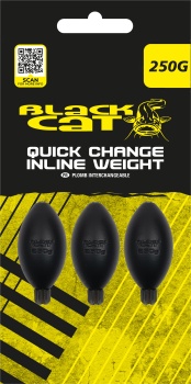 PLUMB BLACK CAT QUICK CHANGE INLINE WEIGHTS 250G 2BUC - Img 2