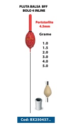 PLUTA BALSA BFF BOLO 4 INLINE 1.5GR PORTSTARLITE 4.5MM