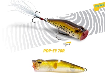 POPPER HERAKLES POP-EY 70 R 7cm 19.5gr Alburno Flash