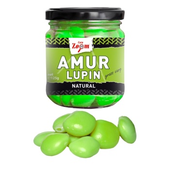 PORUMB PENTRU CARLIG CARP ZOOM LUPIN AMUR-GRASS CARP 125G/BORCAN