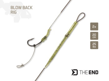RIG DELPHIN THE END BLOW BACK RIG / 2 BUC 20CM / 25LBS / #4 - Img 2