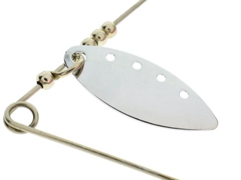 RTB DUAL BLADE SPINNERBAIT 16G SILVER BLACK GLITTER - Img 4