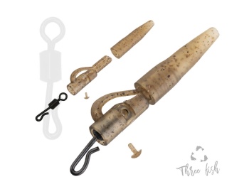 SET CLIPS PLUMB PIERDUT ZFISH & CON ANTI TANGLE + QC 6BUC/PLIC