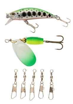 SET LANSETA MITCHELL TARGET II TROUT TELE 4.00M 5-20G 6SEC + MULINETA 20 200/0.20 - Img 4