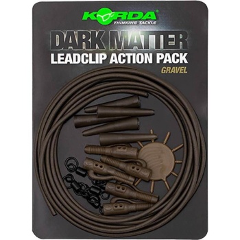 SET MONTURA PLUMB PIERDUT KORDA DARK MATTER ACTION PACK GRAVEL