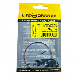 SET SARMA TITAN ORANGE 9KG 1M 0.30MM CU BRASS TUBE 10BUC
