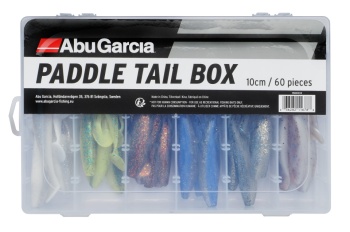 SET SHAD ABU GARCIA PADDLETAIL BOX 10CM 60PCS - Img 4