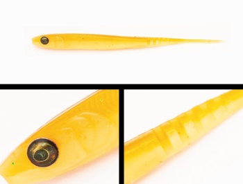 SHAD ADUSTA LANCETIC 3.5 8.5CM 100 GREEN CHART GLITTER ORANGE 10BUC/PLIC