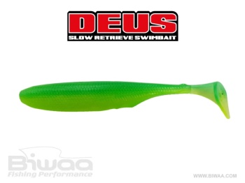 SHAD BIWAA DEUS 6 15CM 202 LIMETREUSE 4BUC/PLIC
