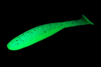 SHAD DAIWA TOURNAMENT D.FIN 15CM / UV CHARTREUSE TIGER / 3BUC / PL - Img 2